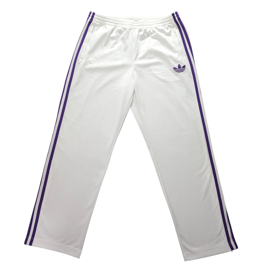 Adidas Firebird 2012 Track Pants White\Purple Stripe Men's LG